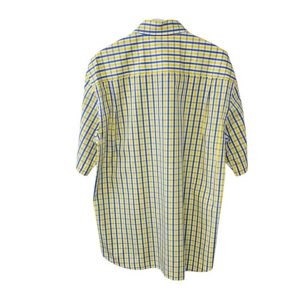 Paul & Shark Yachting Mens Short Sleeve Button Up Shirt, Plaid Size 44 US XXL - Picture 2 of 10